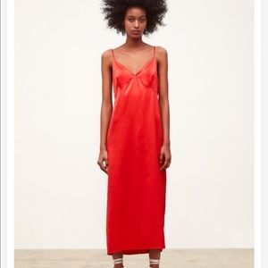 Zara Satin Lingerie Style Slip Dress